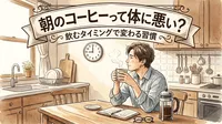 朝のコーヒーって体に悪い？飲むタイミングで変わる習慣とは