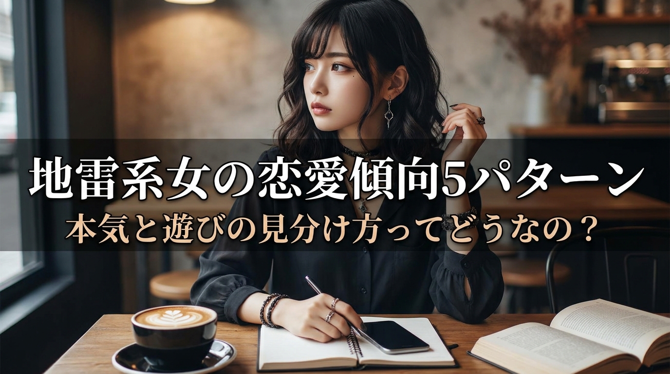 地雷系女の恋愛傾向5パターン｜本気と遊びの見分け方ってどうなの？