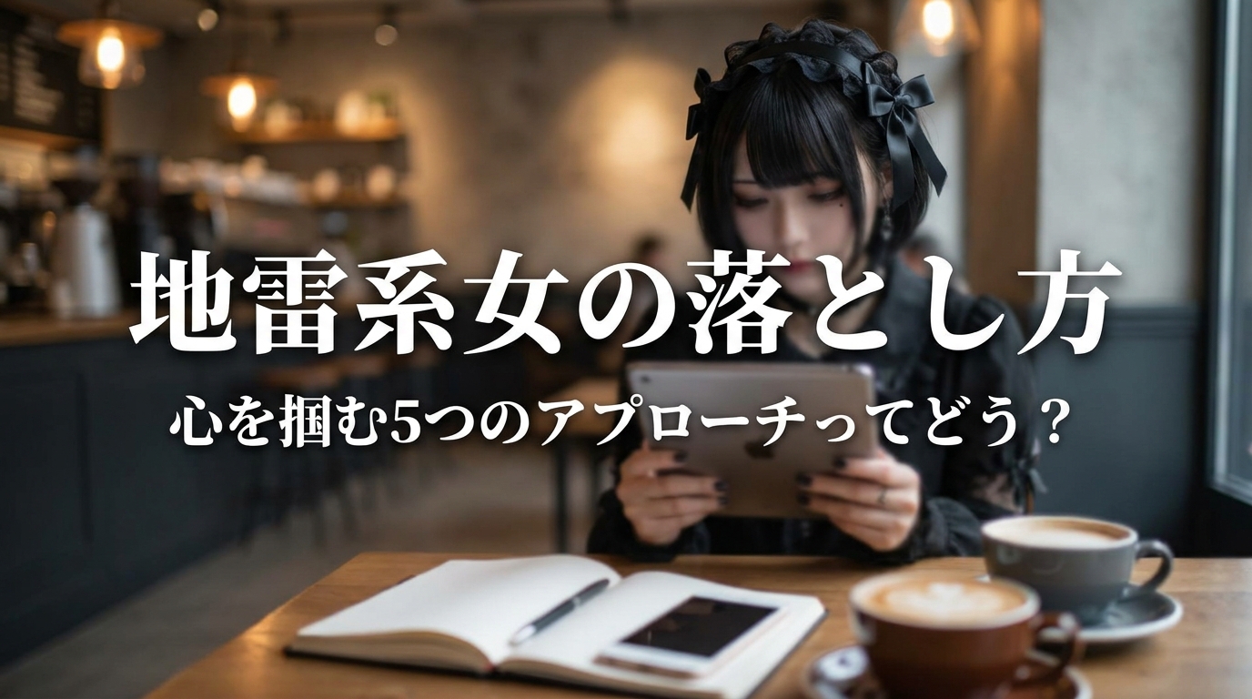地雷系女の落とし方｜心を掴む5つのアプローチってどう？