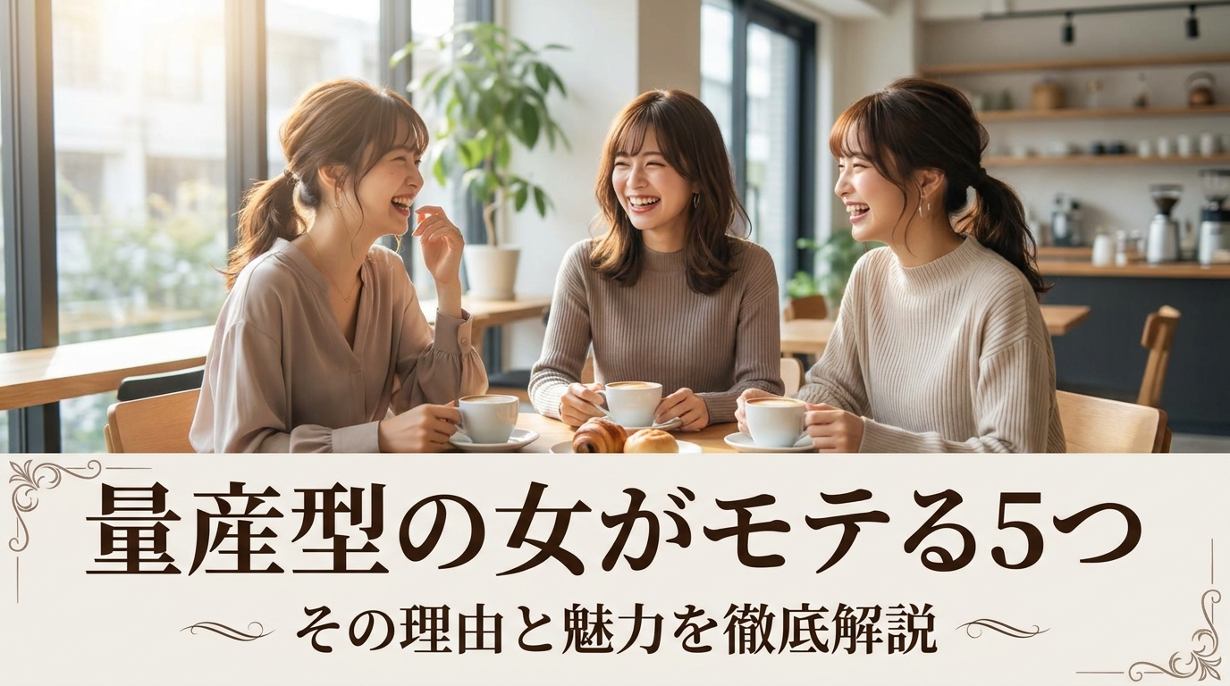 量産型の女がモテる5つの理由|異性が惹かれるギャップってあるの?