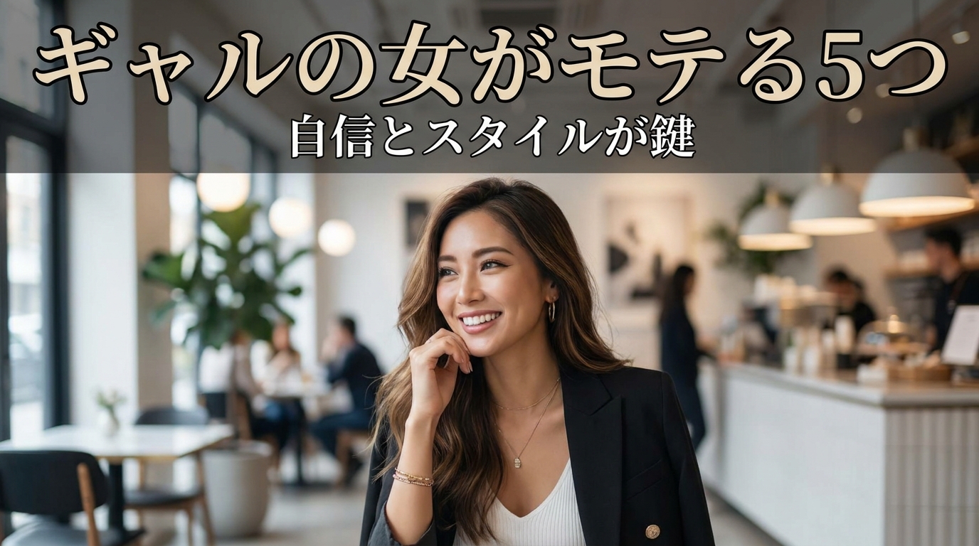 ギャルの女がモテる5つの理由｜男性が惹かれるギャップって何？