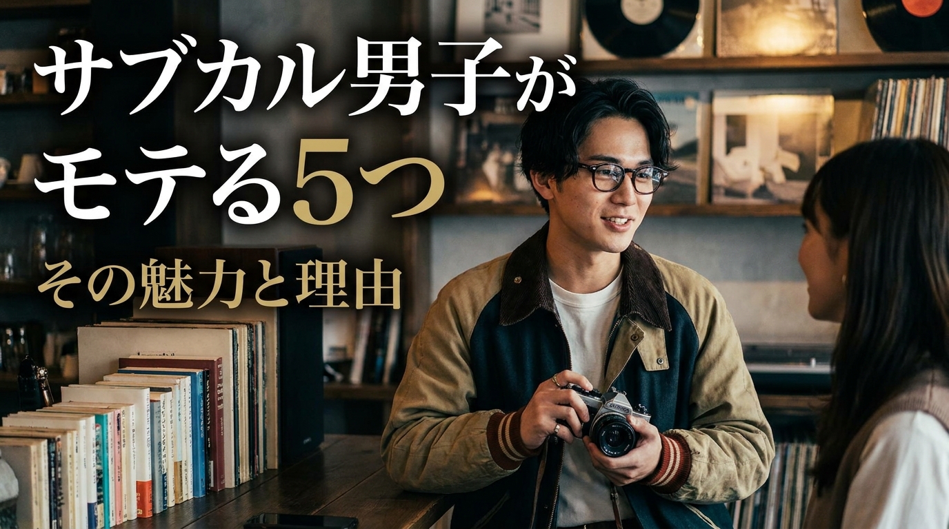 サブカル男子がモテる5つの理由｜異性が惹かれるギャップの正体
