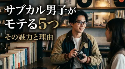 サブカル男子がモテる5つの理由｜異性が惹かれるギャップの正体