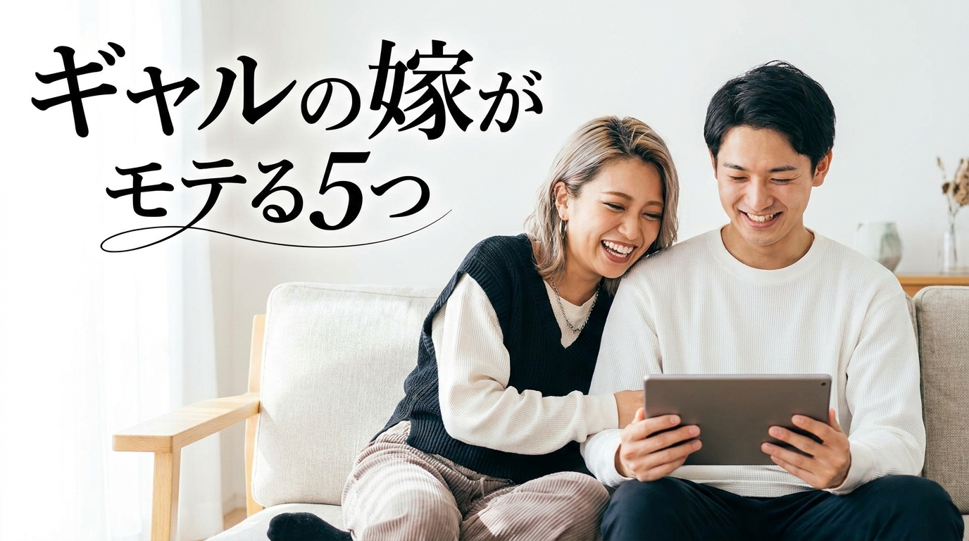 ギャルの嫁がモテる5つの理由｜男性が惹かれるギャップとは