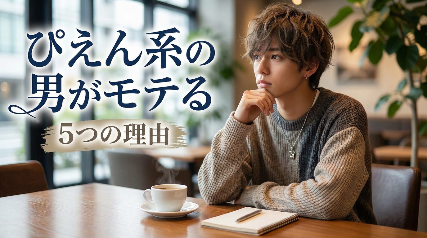ぴえん系の男がモテる5つの理由とは？異性が惹かれるギャップの正体