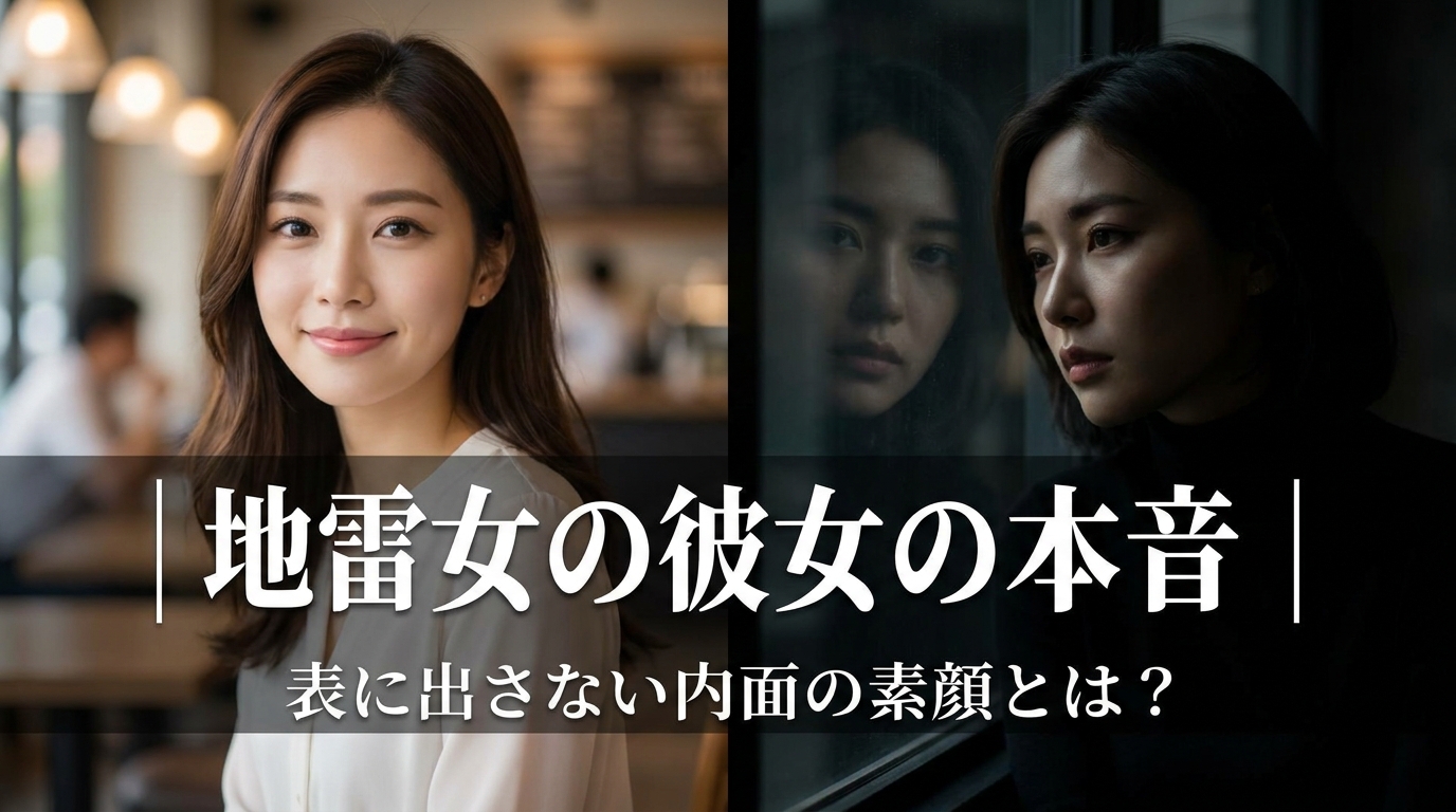 地雷女の彼女の本音｜表に出さない内面の素顔とは？