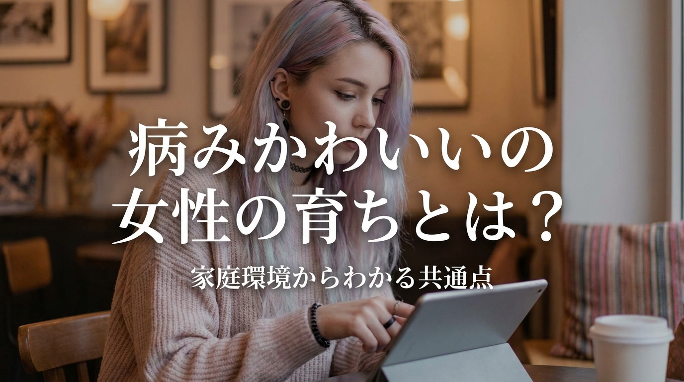 病みかわいいの女性の育ちとは？家庭環境からわかる共通点