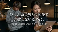 ぴえん系の男との恋愛で失敗しないために、付き合う前に知っておきたいこととは？