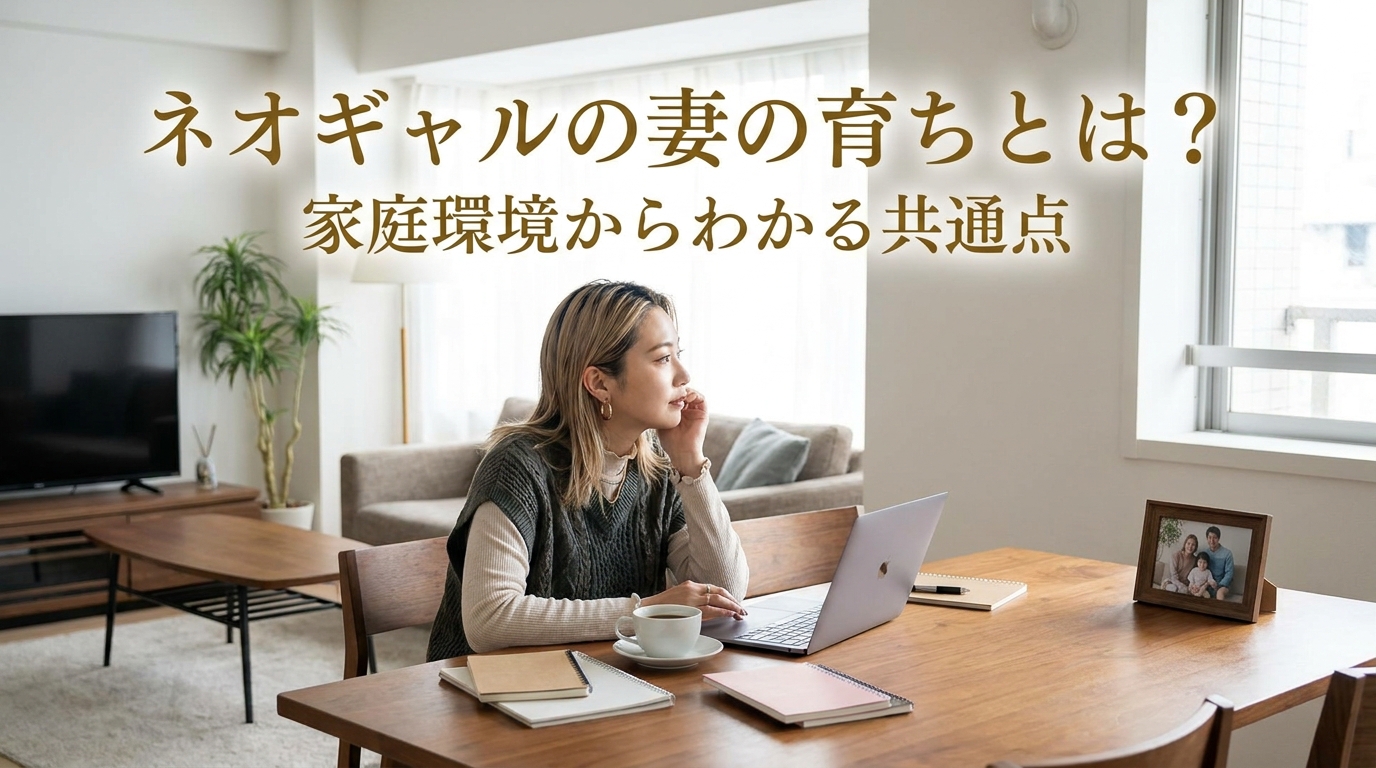 ネオギャルの妻の育ちとは?家庭環境からわかる共通点
