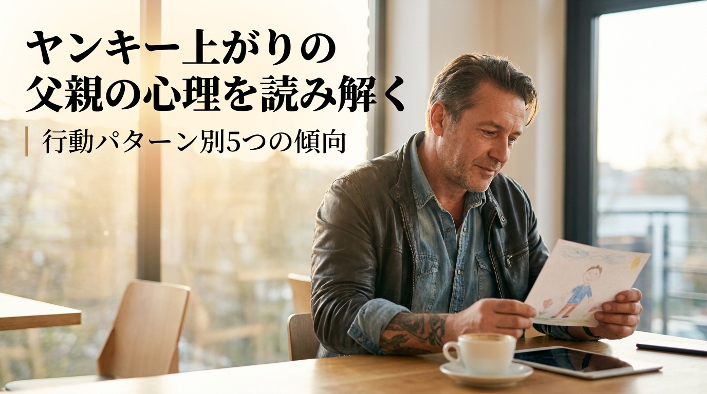 ヤンキー上がりの父親の心理を読み解く｜行動パターン別5つの傾向とは