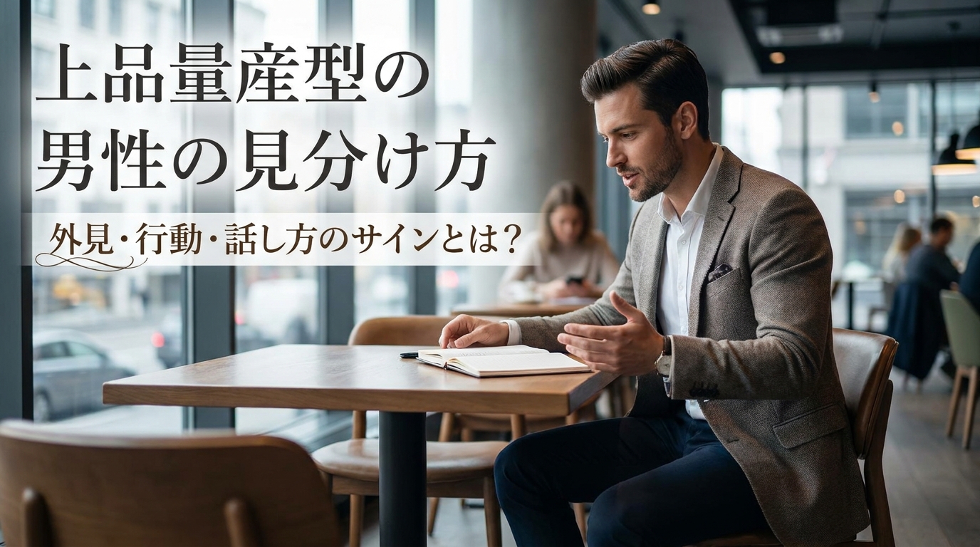 上品量産型の男性の見分け方｜外見・行動・話し方のサインとは？