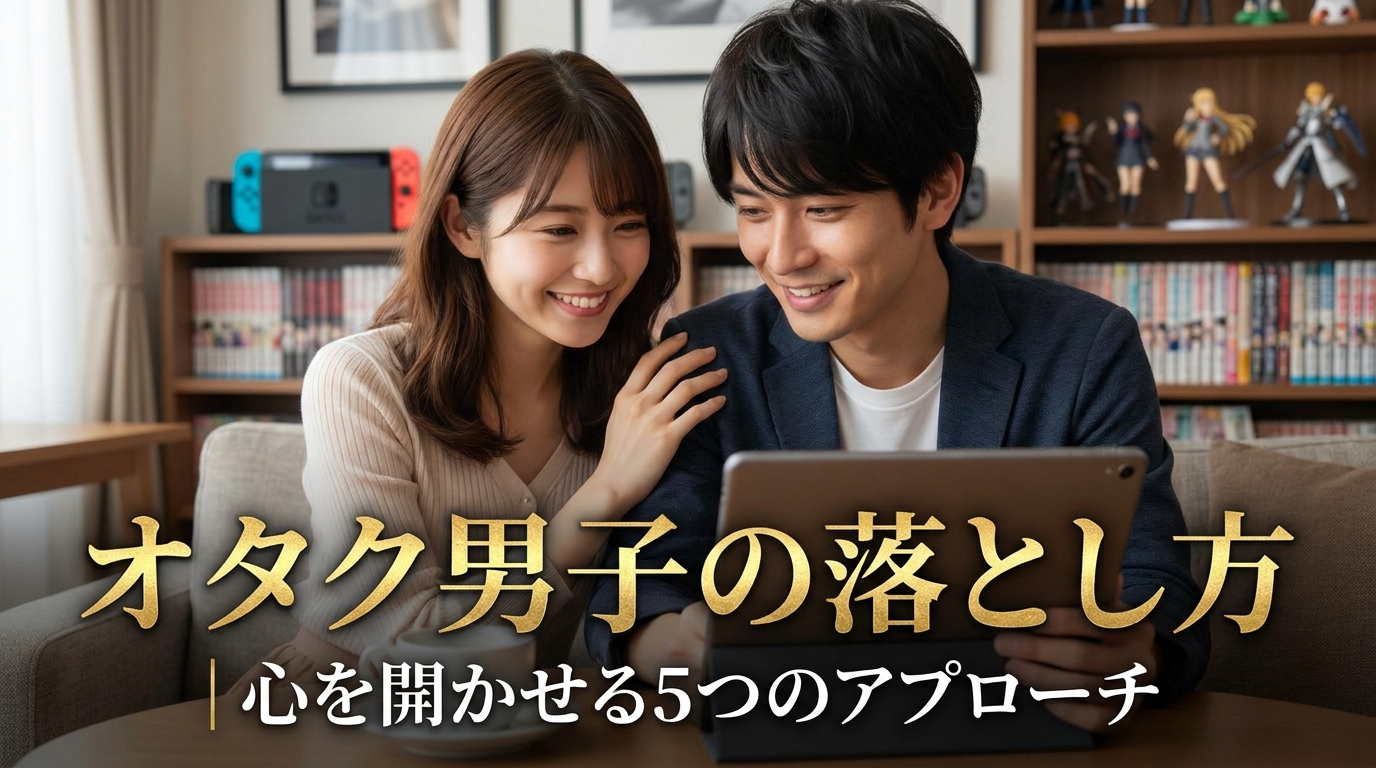 オタク男子の落とし方｜心を開かせる5つのアプローチ