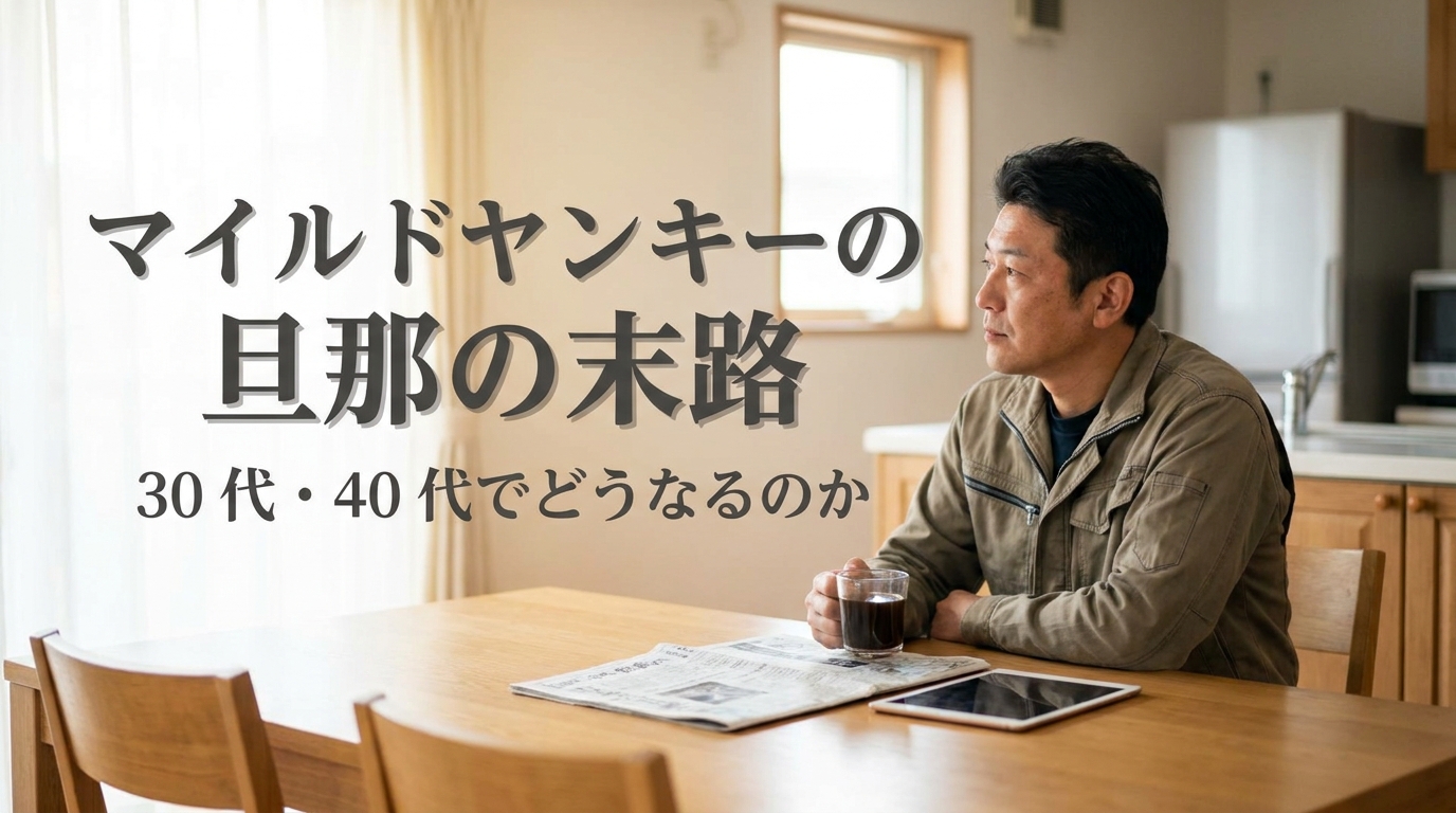 マイルドヤンキーの旦那の末路｜30代・40代でどうなるのか