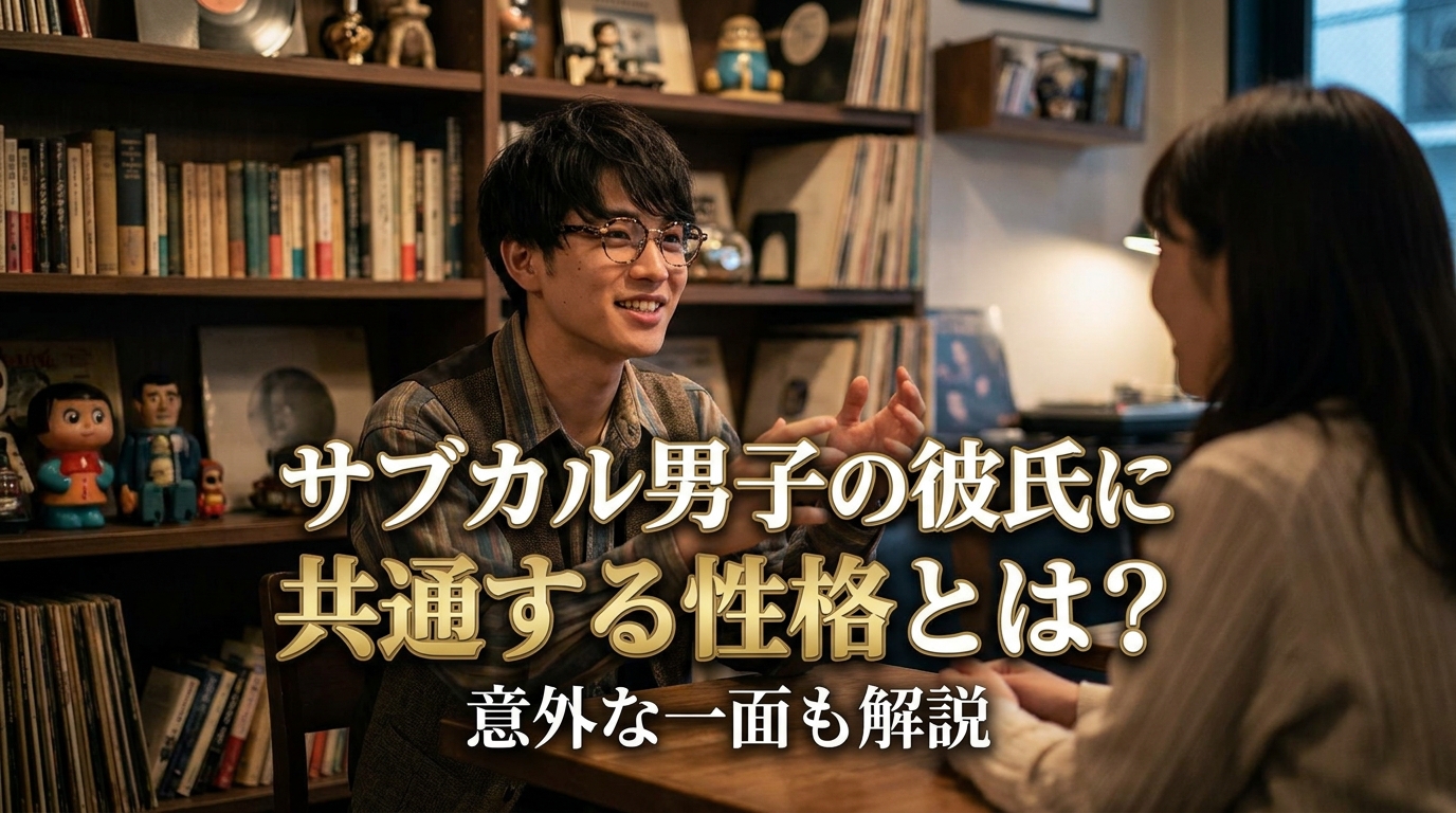 サブカル男子の彼氏に共通する性格とは?意外な一面も解説