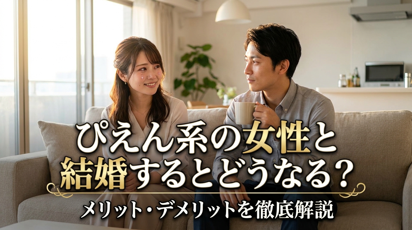 ぴえん系の女性と結婚するとどうなる？メリット・デメリットを徹底解説