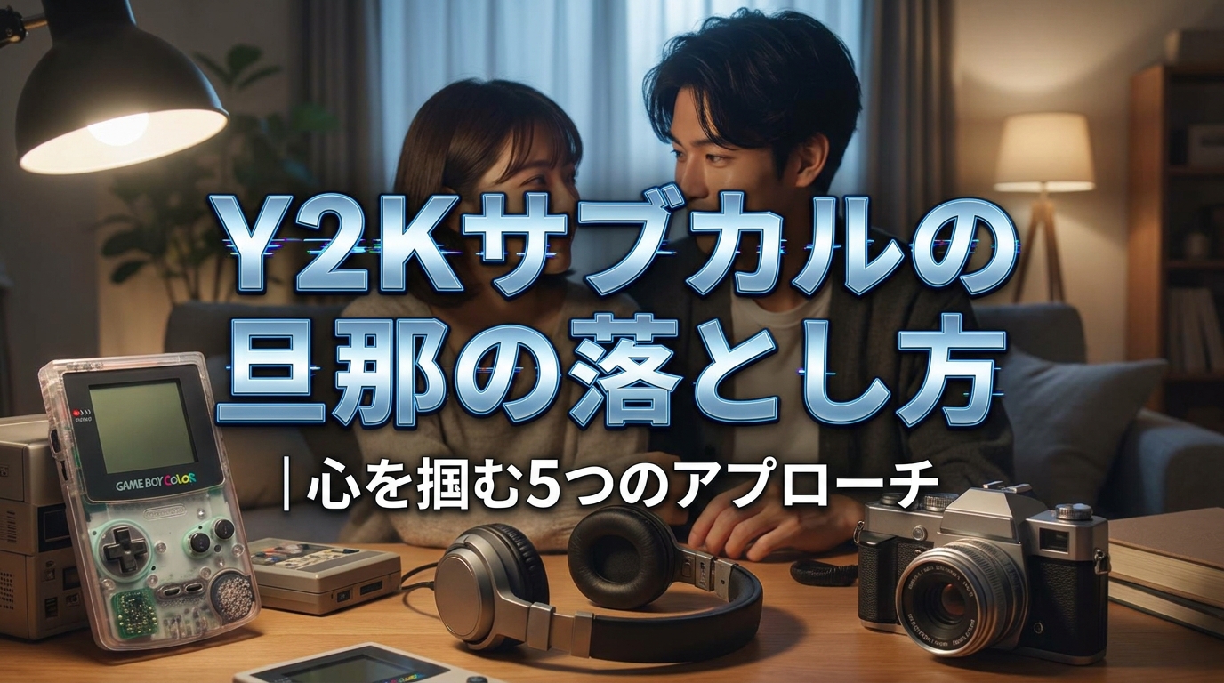 Y2Kサブカルの旦那の落とし方｜心を掴む5つのアプローチ