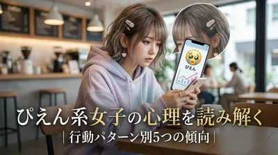 ぴえん系女子の心理を読み解く｜行動パターン別5つの傾向