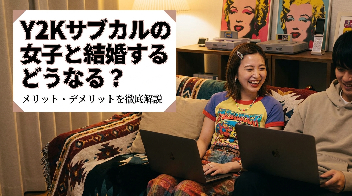 Y2Kサブカルの女子と結婚するとどうなる？メリット・デメリットを徹底解説