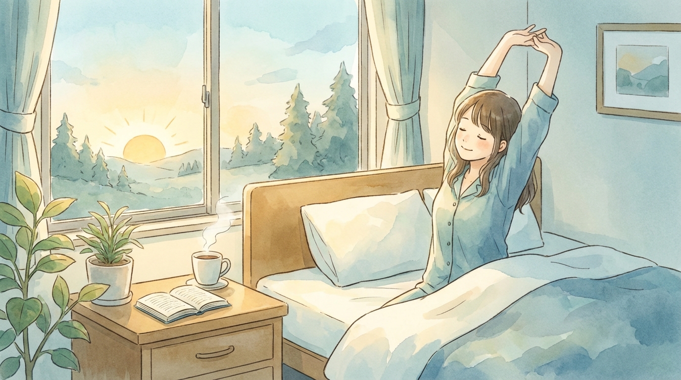 5時起きでも眠くない！朝を自然に目覚める7つの習慣の秘訣