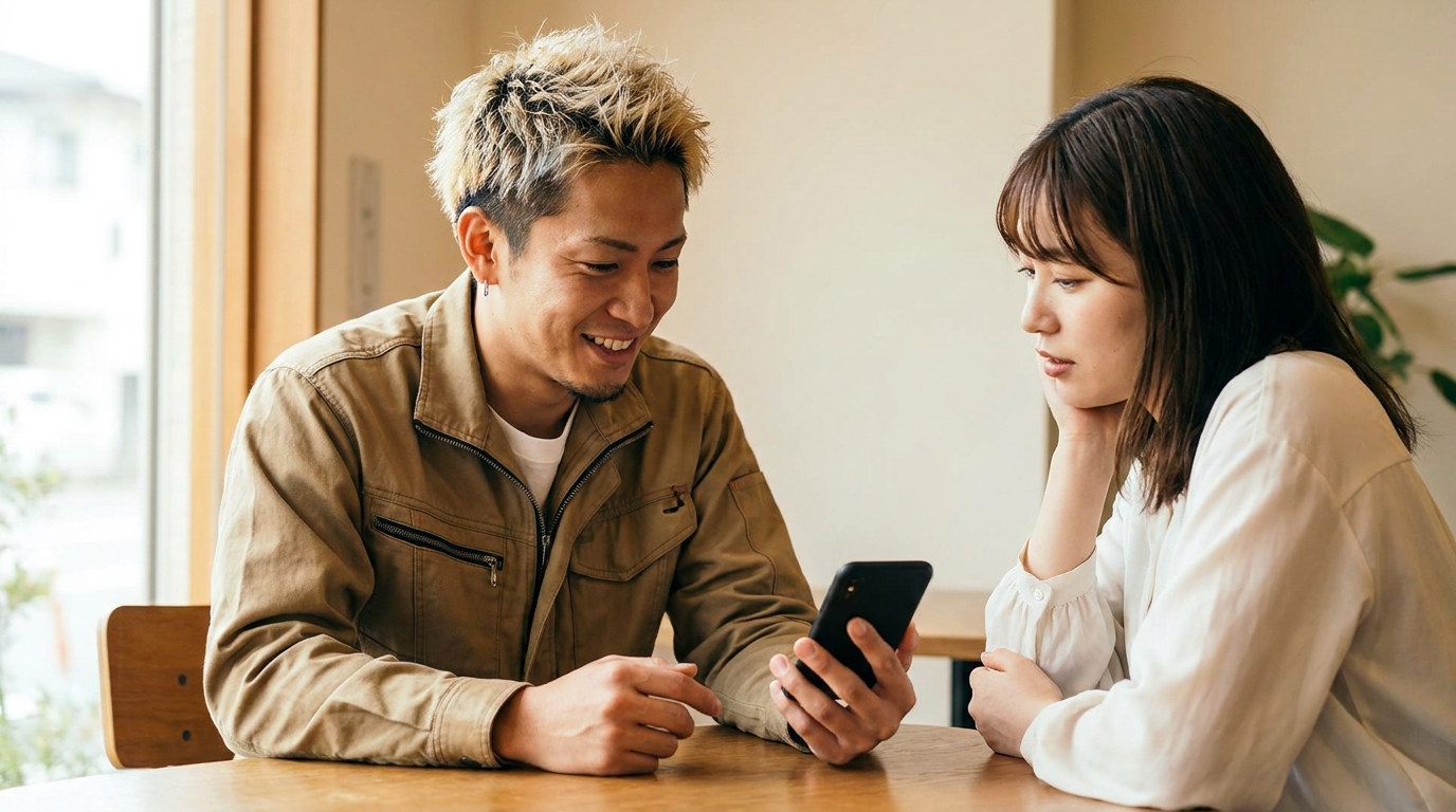 マイルドヤンキー男性の恋愛像をひと目で理解する